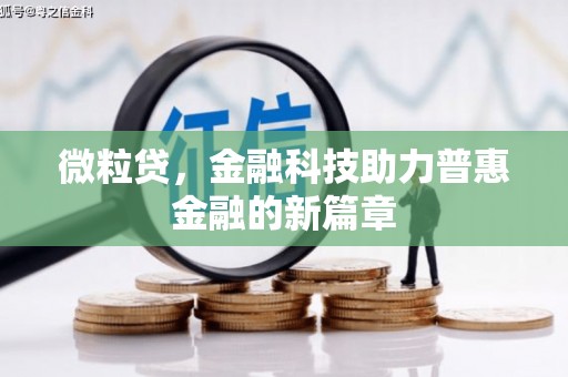 夏邑微粒贷，金融科技助力普惠金融的新篇章