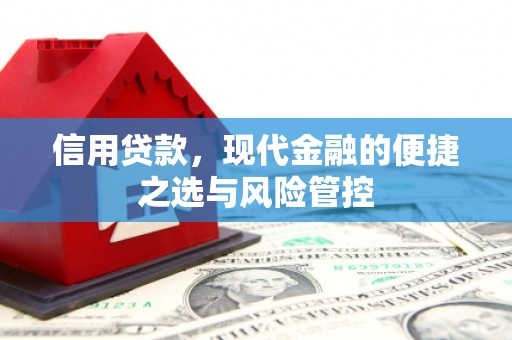 夏邑信用贷款，现代金融的便捷之选与风险管控