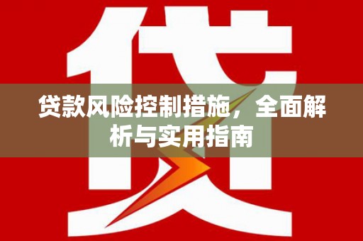 夏邑贷款风险控制措施，全面解析与实用指南