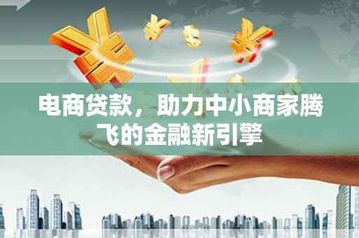 夏邑电商贷款，助力中小商家腾飞的金融新引擎