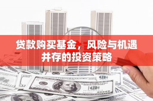 夏邑贷款购买基金，风险与机遇并存的投资策略