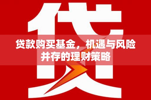 夏邑贷款购买基金，机遇与风险并存的理财策略