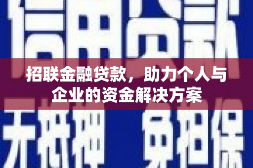 夏邑招联金融贷款，助力个人与企业的资金解决方案