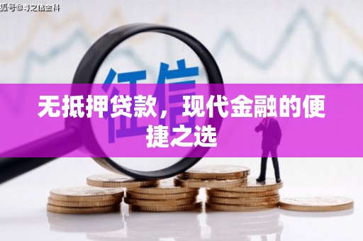 夏邑无抵押贷款，现代金融的便捷之选