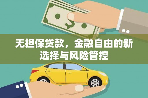 夏邑无担保贷款，金融自由的新选择与风险管控