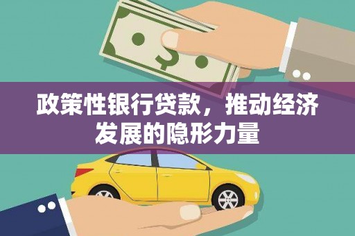 夏邑政策性银行贷款，推动经济发展的隐形力量