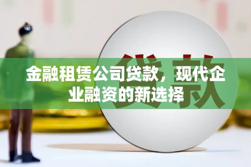 夏邑金融租赁公司贷款，现代企业融资的新选择