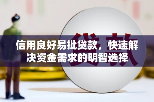 夏邑信用良好易批贷款，快速解决资金需求的明智选择