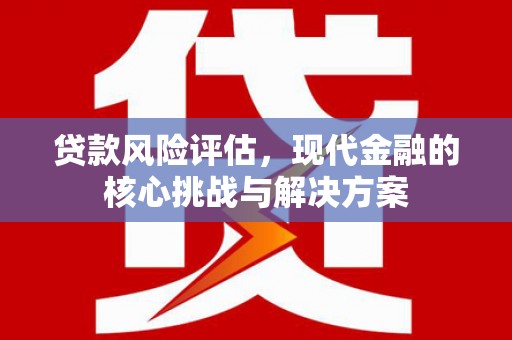 夏邑贷款风险评估，现代金融的核心挑战与解决方案