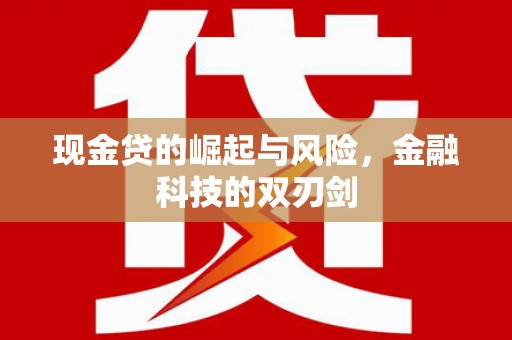 夏邑现金贷的崛起与风险，金融科技的双刃剑