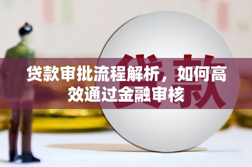 夏邑贷款审批流程解析，如何高效通过金融审核
