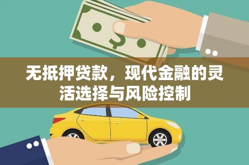 夏邑无抵押贷款，现代金融的灵活选择与风险控制