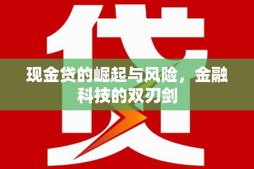 夏邑现金贷的崛起与风险，金融科技的双刃剑