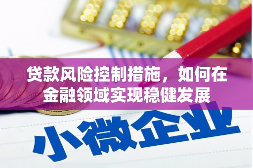 夏邑贷款风险控制措施，如何在金融领域实现稳健发展