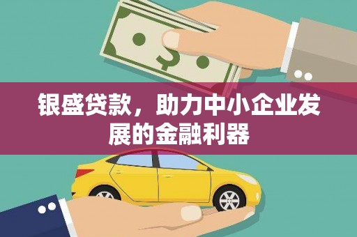 夏邑银盛贷款，助力中小企业发展的金融利器
