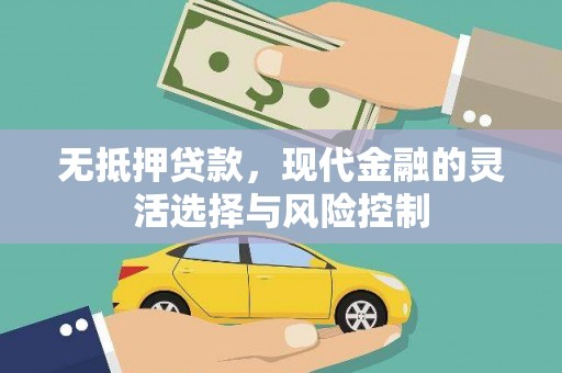 夏邑无抵押贷款，现代金融的灵活选择与风险控制
