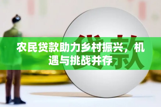 夏邑农民贷款助力乡村振兴，机遇与挑战并存