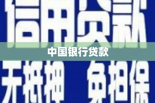夏邑中国银行贷款