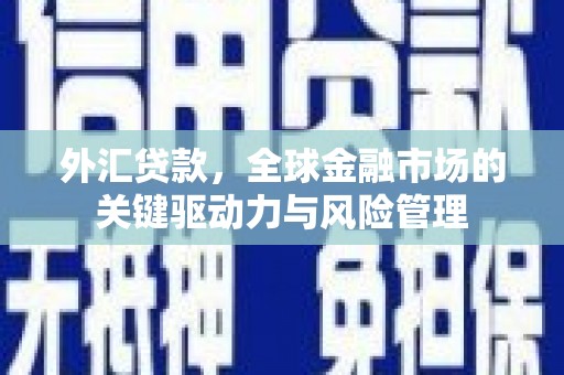夏邑外汇贷款，全球金融市场的关键驱动力与风险管理