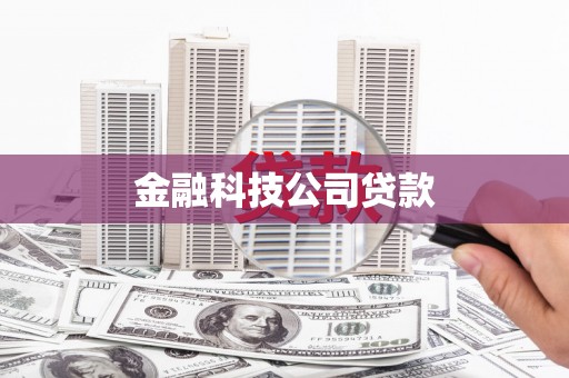 夏邑金融科技公司贷款