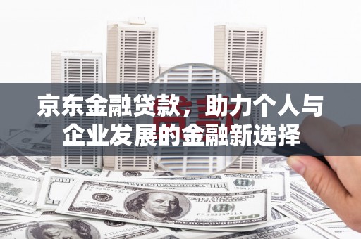 夏邑京东金融贷款，助力个人与企业发展的金融新选择