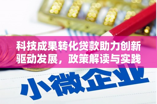 夏邑科技成果转化贷款助力创新驱动发展，政策解读与实践探索