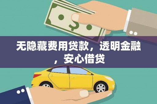 夏邑无隐藏费用贷款，透明金融，安心借贷