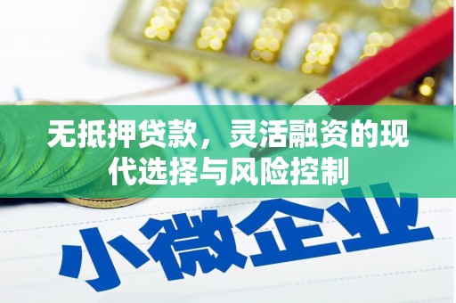 夏邑无抵押贷款，灵活融资的现代选择与风险控制