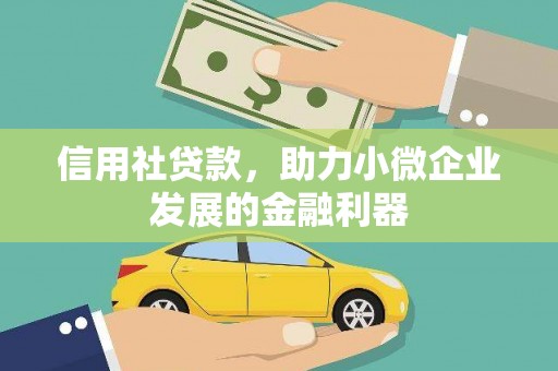 夏邑信用社贷款，助力小微企业发展的金融利器