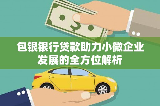 夏邑包银银行贷款助力小微企业发展的全方位解析