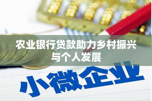 夏邑农业银行贷款助力乡村振兴与个人发展