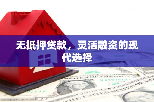 夏邑无抵押贷款，灵活融资的现代选择