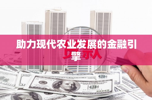 夏邑助力现代农业发展的金融引擎