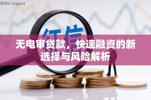 夏邑无电审贷款，快速融资的新选择与风险解析