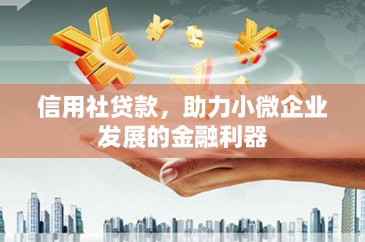 夏邑信用社贷款，助力小微企业发展的金融利器