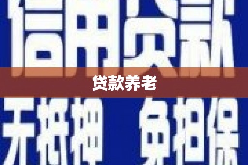 夏邑贷款养老