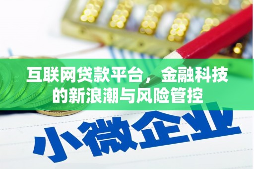 夏邑互联网贷款平台，金融科技的新浪潮与风险管控