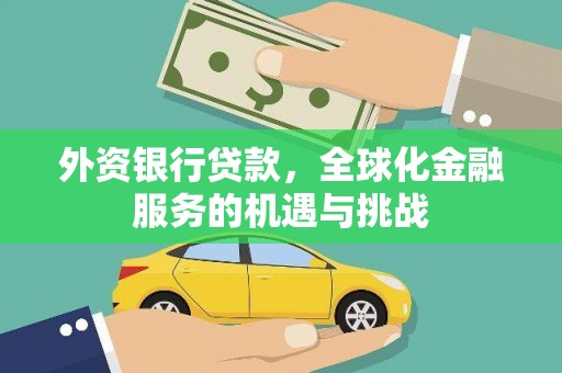 夏邑外资银行贷款，全球化金融服务的机遇与挑战
