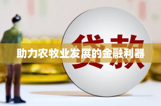 夏邑助力农牧业发展的金融利器