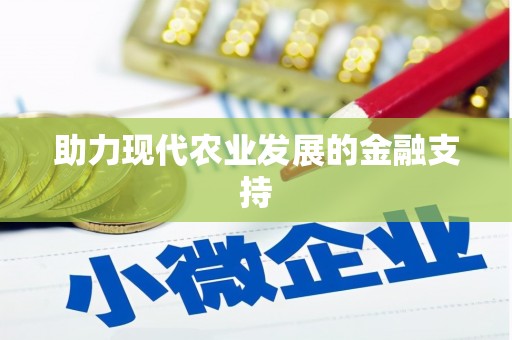夏邑助力现代农业发展的金融支持
