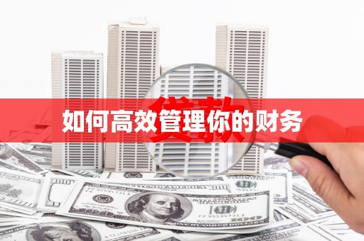 夏邑如何高效管理你的财务