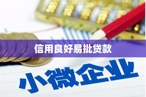 夏邑信用良好易批贷款