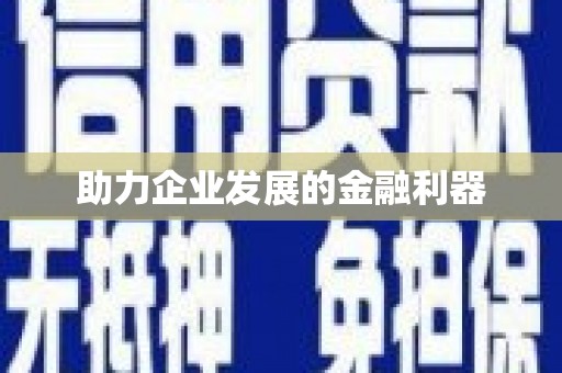 夏邑助力企业发展的金融利器