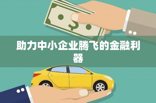 夏邑助力中小企业腾飞的金融利器