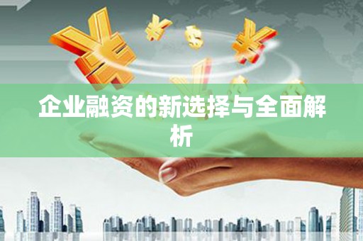 夏邑企业融资的新选择与全面解析