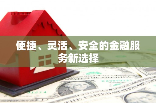 夏邑便捷、灵活、安全的金融服务新选择