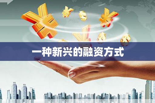 夏邑一种新兴的融资方式