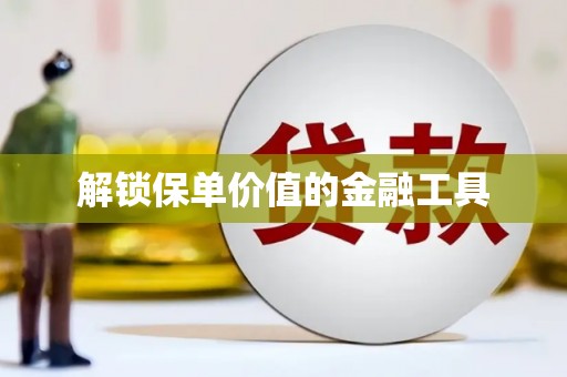 夏邑解锁保单价值的金融工具