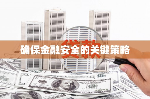夏邑确保金融安全的关键策略