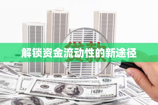 夏邑解锁资金流动性的新途径